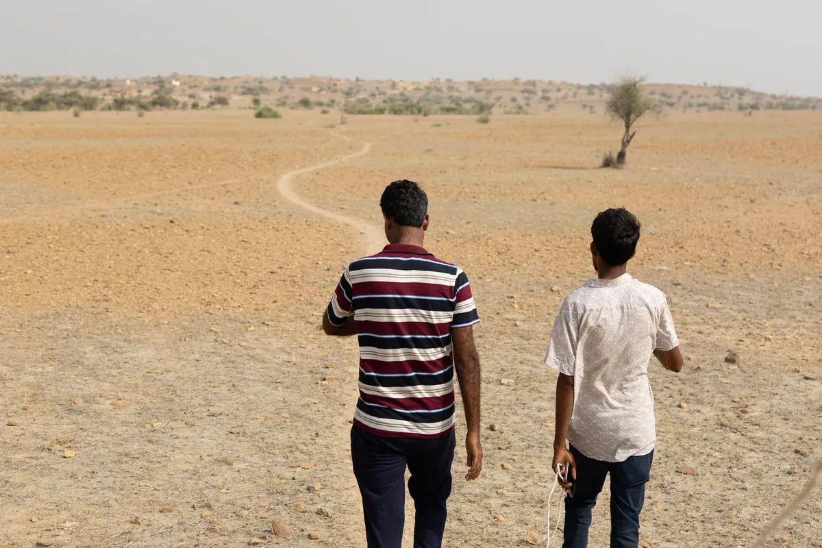 Husen and Robin. Desert Guides. Jaisalmer